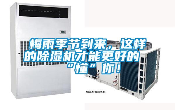 梅雨季節(jié)到來(lái),這樣的除濕機(jī)才能更好的“懂”你!